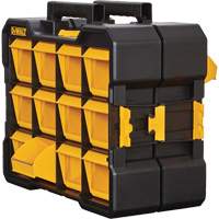 Organisateur Flip-Bin, 3-7/8" la x 17-3/4" p x 13-7/8" h, Noir/Jaune Trail Hammer and Bolt