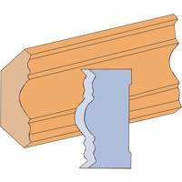 Fancy Cove Moulding Cutter Set Trail Hammer and Bolt