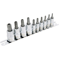 Jeu de douilles antiviol TORX 1/4" & 3/8" SS1438-10TB 10 mcx Trail Hammer and Bolt