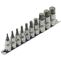 Jeu de douilles SAE HSW3812-10, Hexagonale, Prise 1/2"/3/8", 10 mr Trail Hammer and Bolt