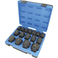 Jeu de douilles SAE &agrave; 6 pans PS1634, 16 Mcx, Chocs, Prise de 3/4" Trail Hammer and Bolt