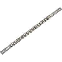 Rail porte-douilles &agrave; entraînement 3/8" SCH-38 avec 16 attaches de retenue Trail Hammer and Bolt