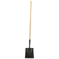 Pelle &agrave; bout carr&eacute;, Bois, Lame Acier durci, Manche en Droit, Longueur 49-1/2" Trail Hammer and Bolt