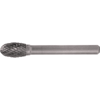 Fraises au carbure solide - Forme ovale CLEVELAND, SE-1, 1/4" dia., 1/4" Tige, 3/8" Prof. de la coupe Trail Hammer and Bolt