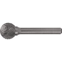Fraises au carbure solide - Forme sph&eacute;rique CLEVELAND, 1/8" dia., 1/8" Tige Trail Hammer and Bolt