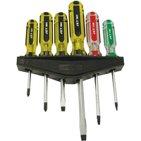 Jumbo Handle Screwdriver Set, 6 Trail Hammer and Bolt