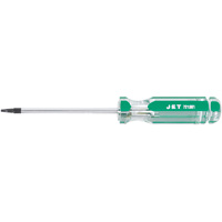 Square Jumbo Handle Screwdriver, #1 Tip, Round, 4" L, Plastic Handle Trail Hammer and Bolt