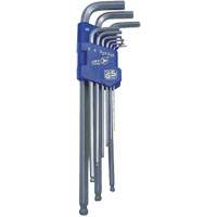 JBHK-9XLM Extra Long Ball Nose Hex Key Set, 9 Pcs., Metric Trail Hammer and Bolt