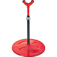 Adjustable Pipe Support #46, 59-84 cm Height Adjustment, 150 mm Max. Pipe Capacity, 2500 lbs. Max. Weight Capacity Trail Hammer and Bolt