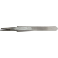 Tweezers - Flat Round Tips, Straight - 4.75" (120 mm) Trail Hammer and Bolt