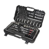 Jeux de douilles et cl&eacute;s SAE/m&eacute;triques 1/4", 3/8" et 1/2", 120 Mcx, Profond Trail Hammer and Bolt