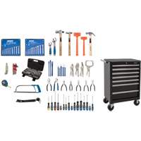 Intermediate Tool Set with Steel Chest, 112 Pieces Trail Hammer and Bolt