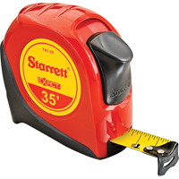 Ruban &agrave; mesurer de poche, 1" x 35', Marques de goujon 1/16" Trail Hammer and Bolt