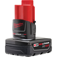 Bloc-piles M12 Redlithium 4.0, Lithium-ion, 12 V, 4 A Trail Hammer and Bolt