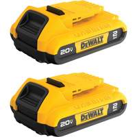 Max* Compact Batteries, Lithium-Ion, 20 V, 2 A Trail Hammer and Bolt