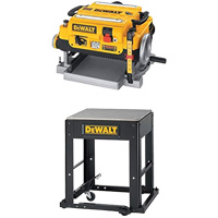 2-Speed Thickness Planer with Stand, 19-3/4" W x 22-1/2" L x 13-1/2" H, 20000 RPM No Load Speed Trail Hammer and Bolt