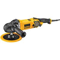Polisseuse &agrave; vitesse variable avec d&eacute;marrage souple, 9"/7" tampon, 120 V, 12 A, 0-3500 Tr/min &agrave; vide Trail Hammer and Bolt
