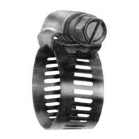 Hose Clamps - Stainless Steel Band & Screw, Min Dia. 0.563, Max Dia. 1-1/4" Trail Hammer and Bolt