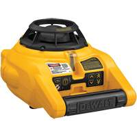 Interior and Exterior Rotary Laser Level Kit, 150' (45 m), 635 Nm Trail Hammer and Bolt