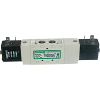 Pilot 5-Way 2-Position 4-Way Solenoid Valves, 3/8" Pipe, 150 PSI Trail Hammer and Bolt
