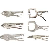 Locking Plier Set, 6 Pieces Trail Hammer and Bolt