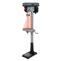 Floor Drill Presses With Laser, 13", 5/8" Chuck, 3600 RPM Trail Hammer and Bolt