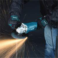 Cut-Off/Angle Grinder with AC/DC Switch, 6", 10.5 A, 11000 RPM Trail Hammer and Bolt