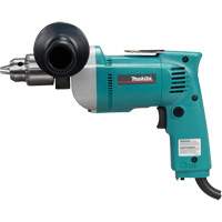 Variable Speed Drill, 1/2" Chuck, 6.5 A, 120 V, 0-550 RPM, Keyed Chuck Trail Hammer and Bolt