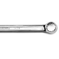 12-Point Long Pattern Combination Wrench, 12 Point, 1-1/2", Chrome/Polished Finish Trail Hammer and Bolt
