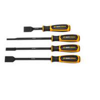 4-Piece Dual Material Wide Scraper Set Trail Hammer and Bolt