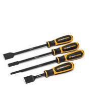 4-Piece Dual Material Wide Scraper Set Trail Hammer and Bolt