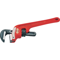 End Pipe Wrench No.E-6, 3/4" Jaw Capacity, 6" Long, Powder Coated Finish Trail Hammer and Bolt