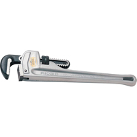 Straight Pipe Wrench, 1-1/2" Jaw Capacity, 10" Long Trail Hammer and Bolt