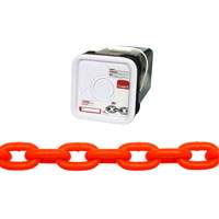 High Test Chain, Carbon Steel, 5/16" x 60' (18.3 m) L, Grade 43, 3900 lbs. (1.95 tons) Load Capacity Trail Hammer and Bolt
