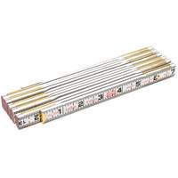 R&egrave;gle de maçon Red End, 6' lo, Bois, Graduations de 1/16" Trail Hammer and Bolt