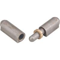 Charni&egrave;re &agrave; souder, 0,315" dia. x 1,575" lo, Acier doux a/goupille fixe en acier Trail Hammer and Bolt