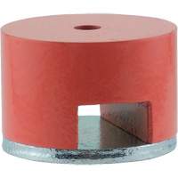 Alnico Button Magnet, 1-1/4" Dia., 14 lbs. Pull Trail Hammer and Bolt