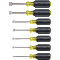 Cushion-Grip Nut Driver Set with 3" Shafts, 7, Non Magnetic, Imperial Trail Hammer and Bolt