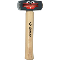 Club Hammer, 3 lbs., 10" L, Wood Handle Trail Hammer and Bolt