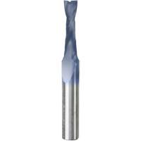 Up Spiral Router Bit, 1/4" Dia., 1" Carbide Height, 2-1/2" L, 1/4" Shank Trail Hammer and Bolt