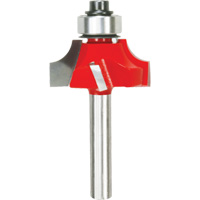 Router Bit - Beading Bit, 1" Dia., 1/4" Shank Trail Hammer and Bolt