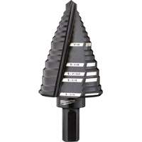 #12 Step Drill Bit, 7/8" - 1-3/8" , High Speed Steel Trail Hammer and Bolt