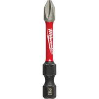 Shockwave Impact Power Bit, Phillips, #2 Tip, 1/4" Drive Size, 2" Length Trail Hammer and Bolt