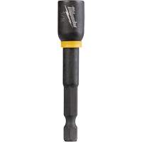 Shockwave Impact Duty Nut Driver, 1/4" Tip, 5/16" Drive, 2-9/16" L, Magnetic Trail Hammer and Bolt