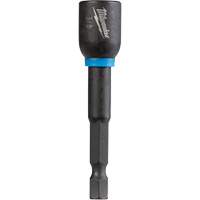 Shockwave Impact Duty Nut Driver, 1/4" Tip, 3/8" Drive, 2-9/16" L, Magnetic Trail Hammer and Bolt