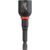 Shockwave Impact Duty Nut Driver, 1/4" Tip, 1/2" Drive, 2-9/16" L, Magnetic Trail Hammer and Bolt