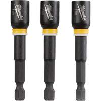 Shockwave Impact Duty Nutsetter, 1/4" Tip, 5/16" Drive, 2-9/16" L, Magnetic Trail Hammer and Bolt