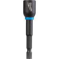 Shockwave Impact Duty Nutsetter, 1/4" Tip, 3/8" Drive, 2-9/16" L, Magnetic Trail Hammer and Bolt