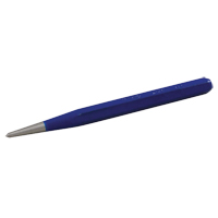 Center Punch, 3/32" Dia., 1/4" Stock Size, 4" L Trail Hammer and Bolt