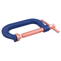 C-Clamp, 4" (102 mm) Capacity, 3" (76 mm) Throat Depth Trail Hammer and Bolt